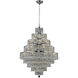 Maxime 20 Light 30 inch Chrome Dining Chandelier Ceiling Light in Clear, Royal Cut