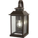 Miner's Loft 1 Light 15 inch Oil Rubbed Bronze/Gold Outdoor Wall Mount, Great Outdoors