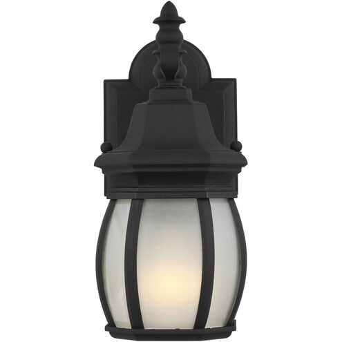 Wynfield 1 Light 11.25 inch Black Outdoor Wall Lantern, Small