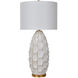 Cambridge 35 inch 150 watt White Washed Table Lamp Portable Light