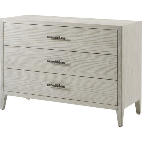 Breeze Sea Salt with Dark Sterling Three Drawer Chest