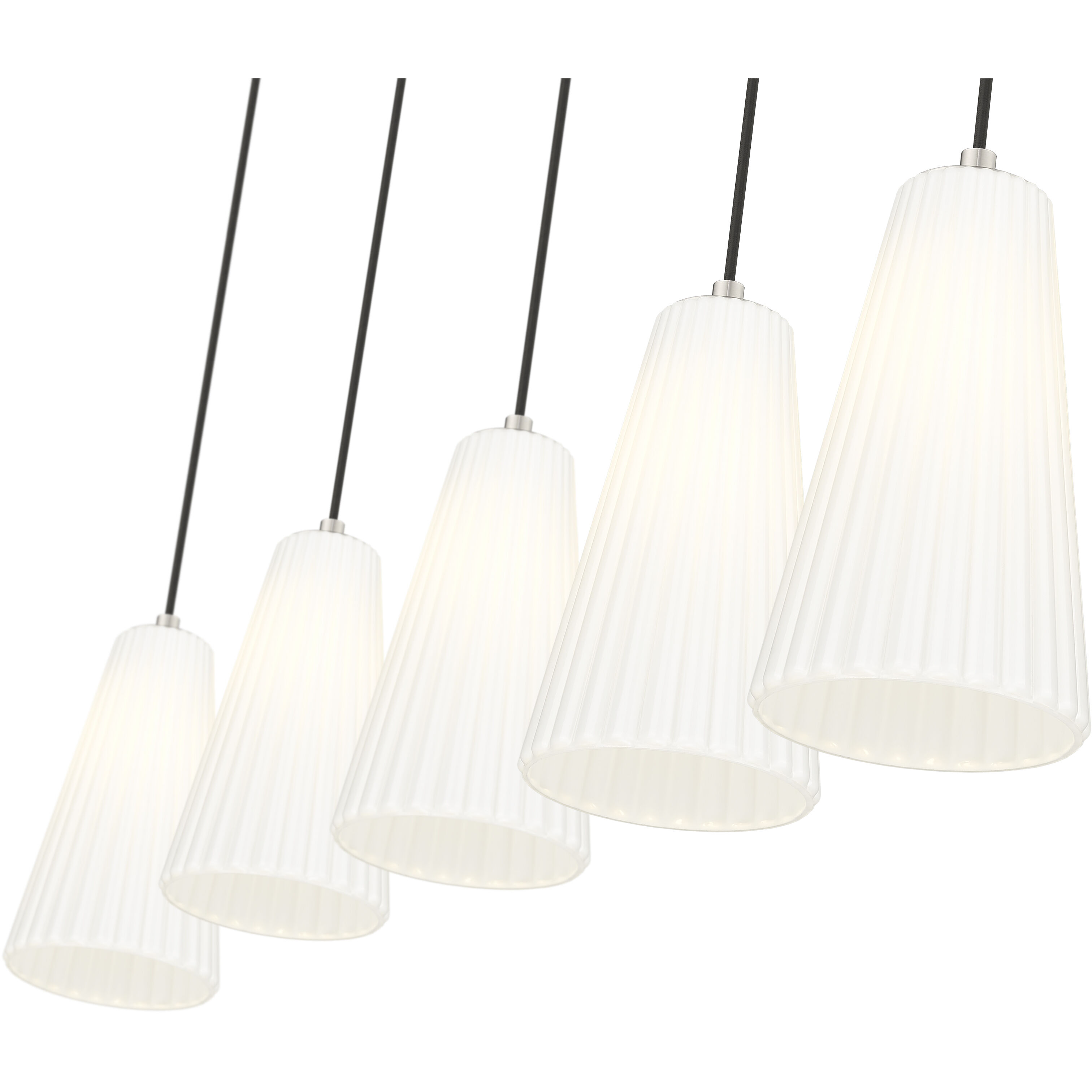 Z-Lite 3043P6-5L-BN Farrell 5 Light 42 inch Brushed Nickel