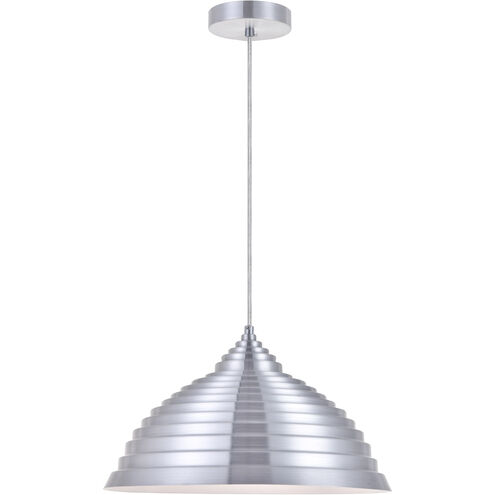 Circa 1 Light 15.5 inch Burnished Nickel Pendant Ceiling Light