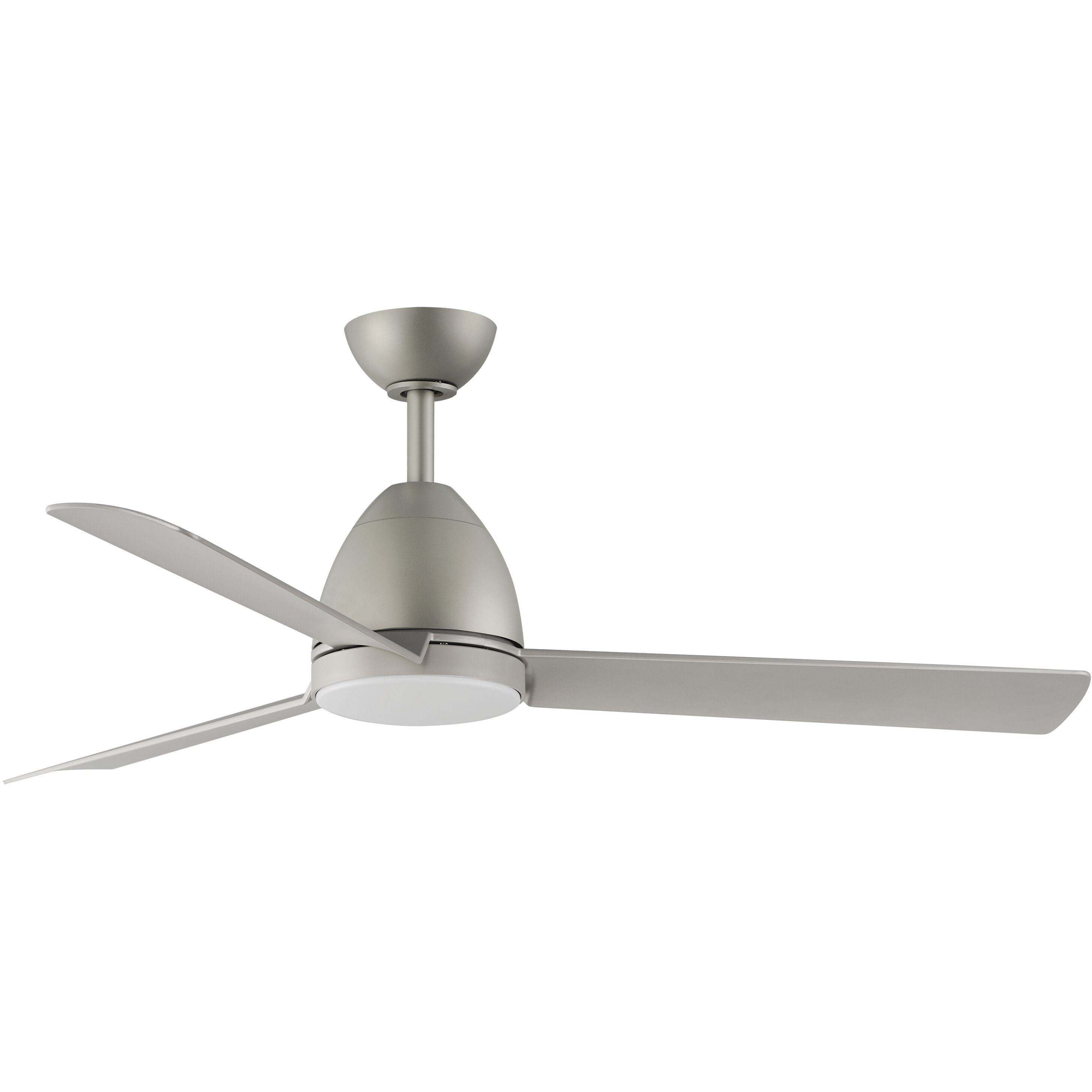 Seaborne 52 inch Satin Nickel Outdoor Ceiling Fan