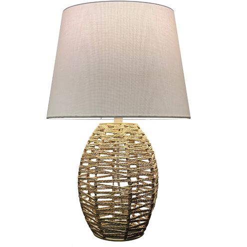 Tillie 18 inch 60 watt Natural Table Lamp Portable Light