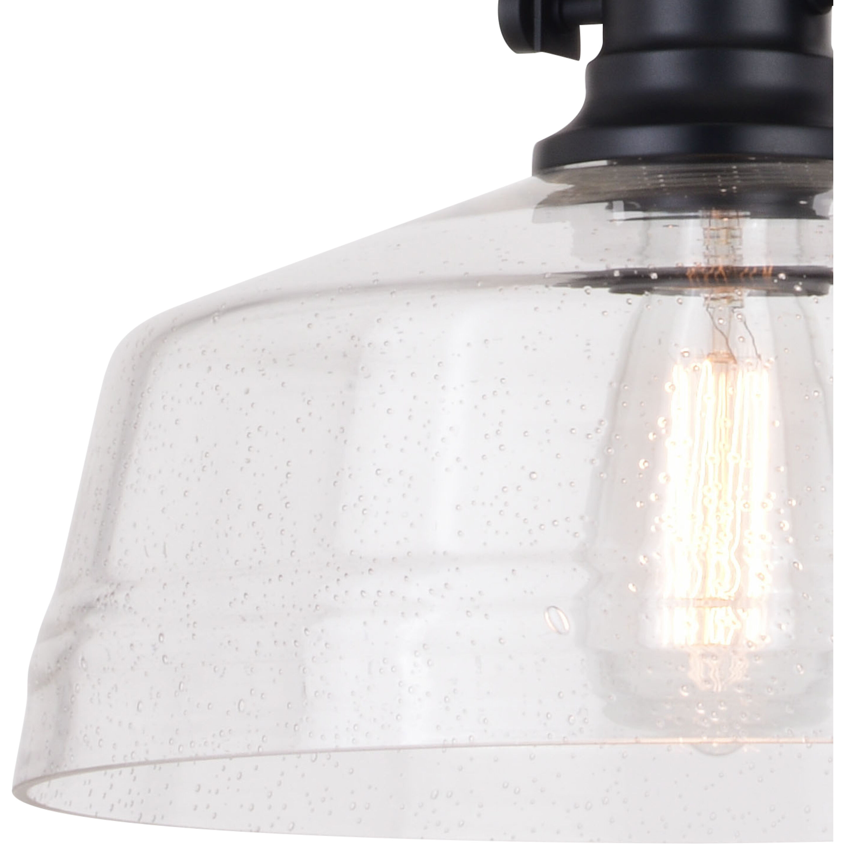 Beloit LED 12 inch Matte Black Pendant Ceiling Light