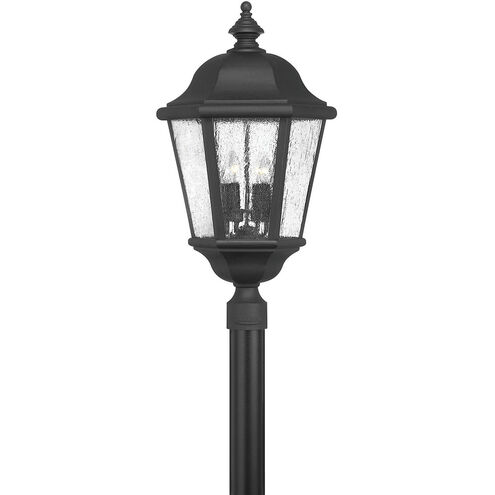 Estate Series Edgewater LED 28 inch Black Outdoor Post Mount Lantern, Low Voltage