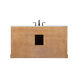 Franklin 60 X 22 X 35 inch Driftwood Bathroom Vanity Cabinet