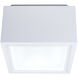Bloc LED 5.5 inch White Flush Mount Ceiling Light in 3000K
