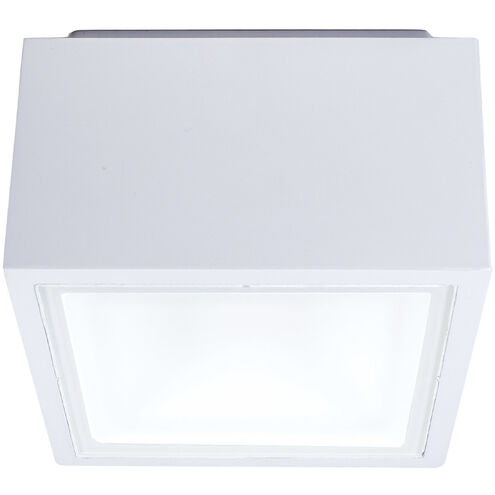 Bloc LED 5.5 inch White Flush Mount Ceiling Light in 2700K