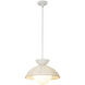 Alora Mood Perth 1 Light 14.75 inch White Pendant Ceiling Light