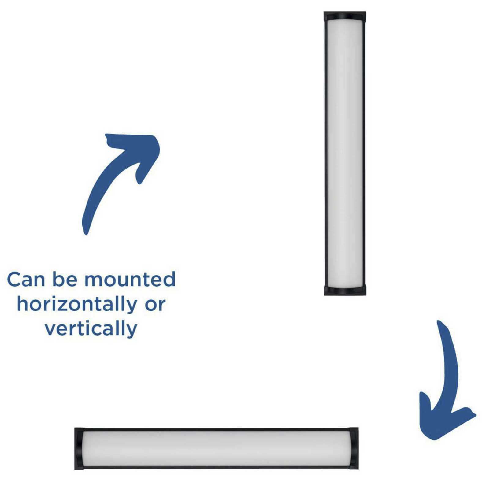 Barril LED LED 32 inch Matte Black Vanity Light Wall Light