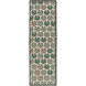 Alameda 36 X 24 inch Dark Green, Sage, Taupe, Beige Rug