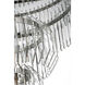 Waterford Killarney LED 32 inch Polished Nickel Layered Chandelier Ceiling Light