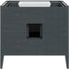 Santos 36 X 34 inch Vintage Navy and Natural and White and Brushed Brass and Polished Nickel Bath Vanity Sink