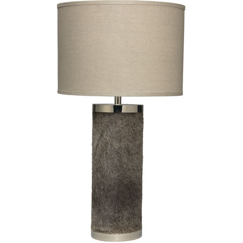 Column 30 inch 150.00 watt Grey Table Lamp Portable Light