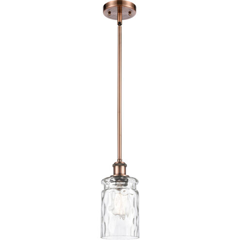Ballston Candor LED 4.75 inch Antique Copper Pendant Ceiling Light, Ballston
