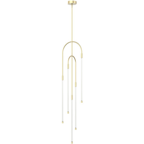 Honour LED 0.88 inch Natural Brass Pendant Ceiling Light