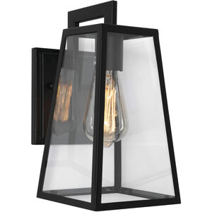 Joplin 1 Light 12 inch Black Outdoor Sconce