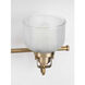 Archie 4 Light 35.5 inch Vintage Brass Bath Vanity Wall Light