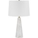 Vevey 24.5 inch 100 watt Honed White Table Lamp Portable Light