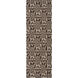 Frontier 96 X 30 inch Dark Brown, Wheat Rug