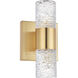 Vega LED 5 inch Gold Wall Sconce Wall Light 