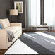 Kali 90 X 63 inch Black/White/Grey Rug in 5 x 7