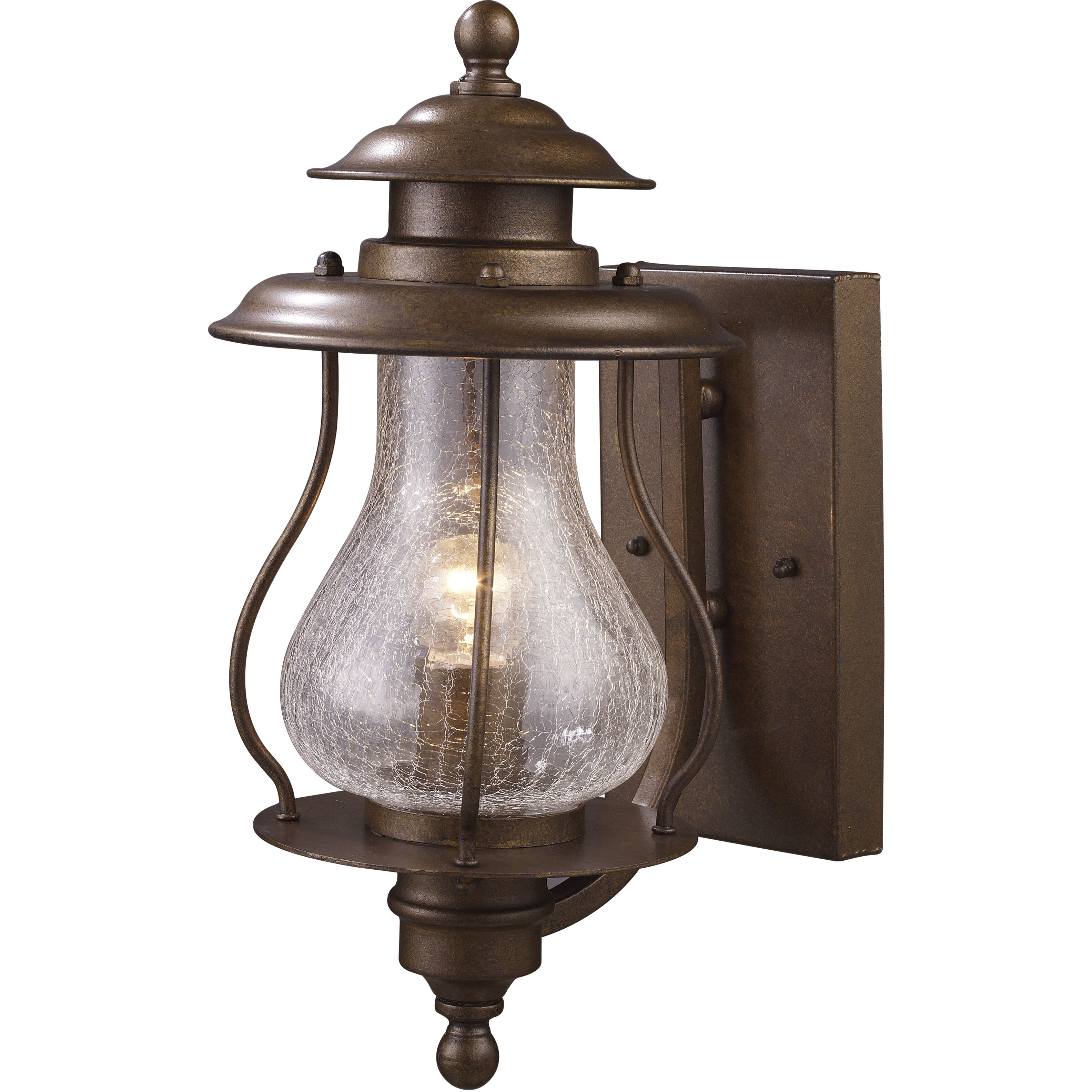 Wikshire 1 Light 15 inch Coffee Bronze Outdoor Wall Sconce