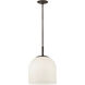 Willa LED 12 inch Black Oxide Pendant Ceiling Light, Semi-flush Mount