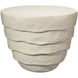 Concentric 19 X 15.25 inch Cream White Side Table