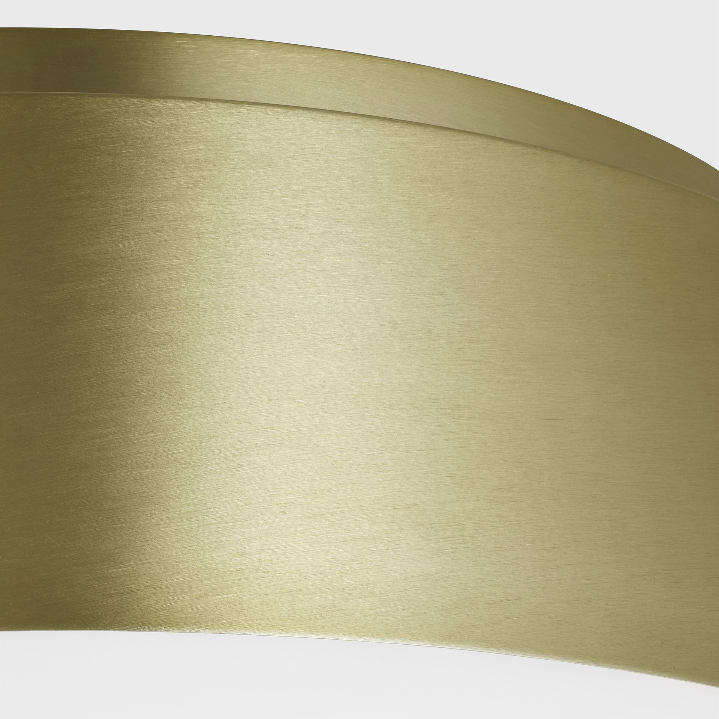 Drew & Jonathan Dartmore 3 Light 18 inch Satin Brass Flush Mount Ceiling Light, Large