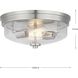 Blakely 2 Light 14 inch Brushed Nickel Flush Mount Ceiling Light, Design Series