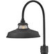 Troyer 1 Light 22.25 inch Black Outdoor Post Mount