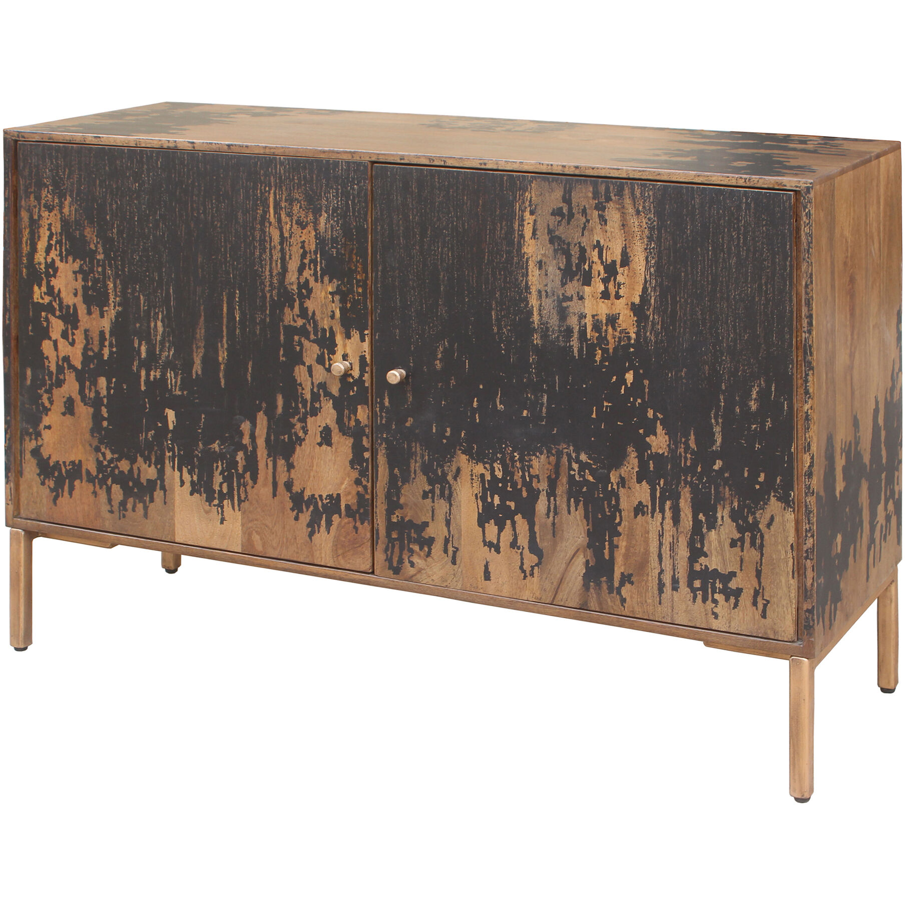 Artists 48 X 16 inch Black Sideboard