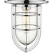 Dylan 1 Light 8 inch Chrome Exterior Convertible Mini-Pendant