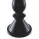 Dionne 33.46 inch 40 watt Piano Black and Turquoise Shade Table Lamp Portable Light