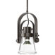 Erlenmeyer 1 Light 8.1 inch Oil Rubbed Bronze Mini Pendant Ceiling Light, Large
