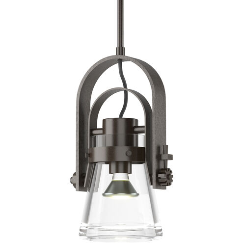 Erlenmeyer 1 Light 8.1 inch Oil Rubbed Bronze Mini Pendant Ceiling Light, Large