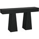 Wendell 52 X 12 inch Matte Black Console