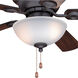 Expo 42 inch Noble Bronze with Dark Bronze-Driftwood Blades Ceiling Fan