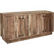 River Wood 72 X 18 inch Natural with Smoke Gray Credenza