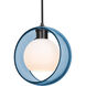 Mana 1 Light Black Cord Pendant Ceiling Light