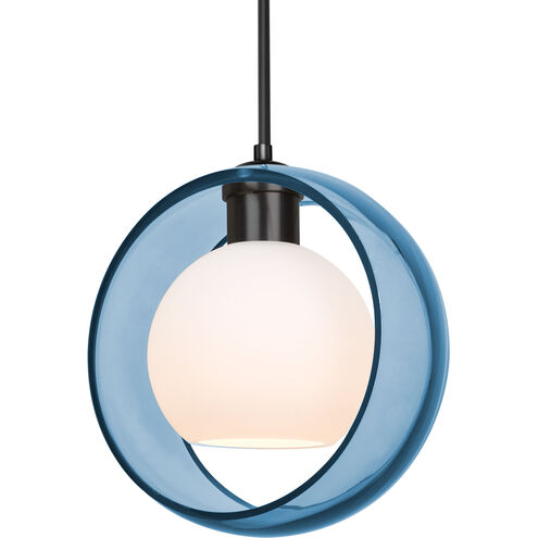 Mana 1 Light Black Cord Pendant Ceiling Light