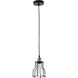 Canada 1 Light 6 inch Black Single Pendant Lighting Ceiling Light
