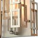 Gridlock 1 Light 9 inch Matte Gold Sconce Wall Light