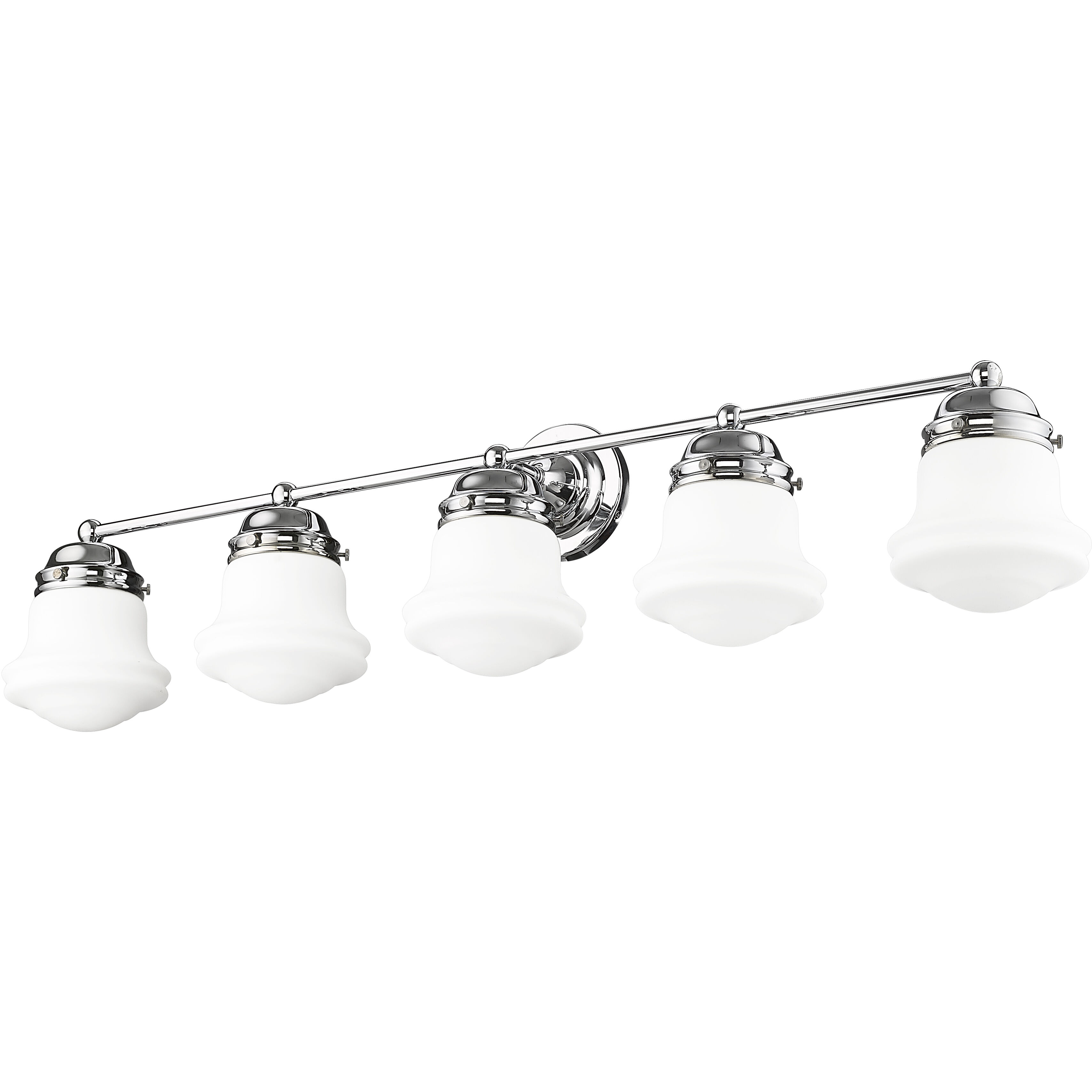 Vaughn 5 Light 40.75 inch Chrome Vanity Wall Light