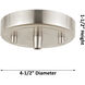 Franklin Restoration Bellmont 1 Light 6 inch Brushed Satin Nickel Mini Pendant Ceiling Light