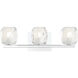 Carleton 3 Light 18.00 inch Bathroom Vanity Light