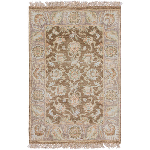 Timeless 36 X 24 inch Dark Brown, Taupe, Khaki Rug
